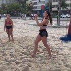 This game of beach Ping Ball