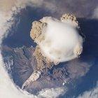 🔥 Volcanic eruption seen from space station 🔥