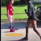 Kid without legs beating up another kid with legs, epic commentary