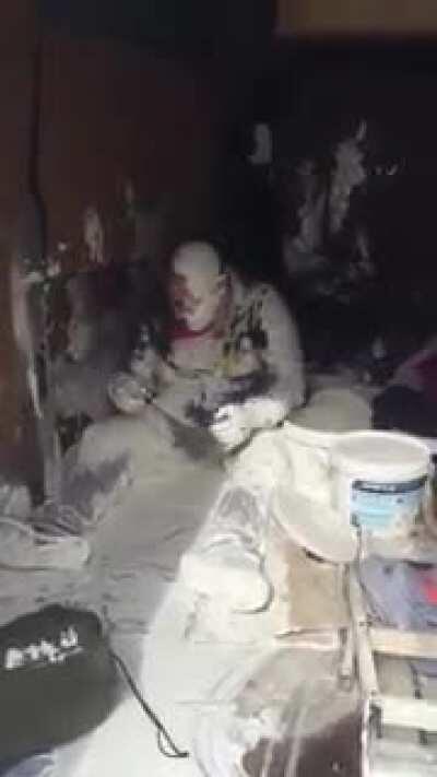 Slight spillage in the back.