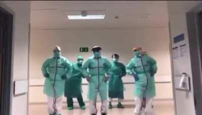 Please, stop saying they're not busy. These choreographies take some time to make!