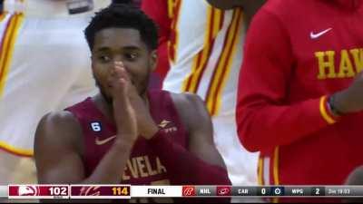 [Highlight] Mitchell shows his selfishness and snatches Mobley's tenth rebound