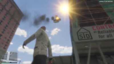 Ambulance vs. 20 Sticky Bombs. This is fun to watch lol