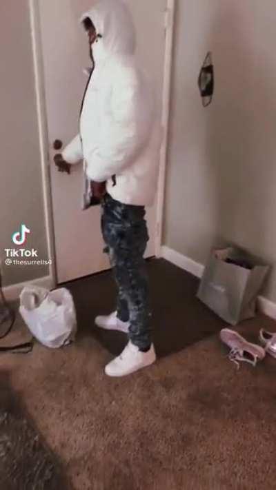 Technically, he didn’t walk...