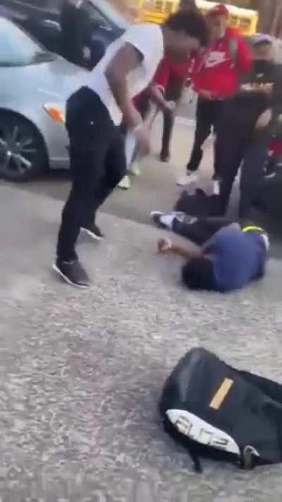 He tries to jump someone and gets jumped himself instead