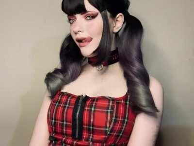 Fuck my throat balls deep.