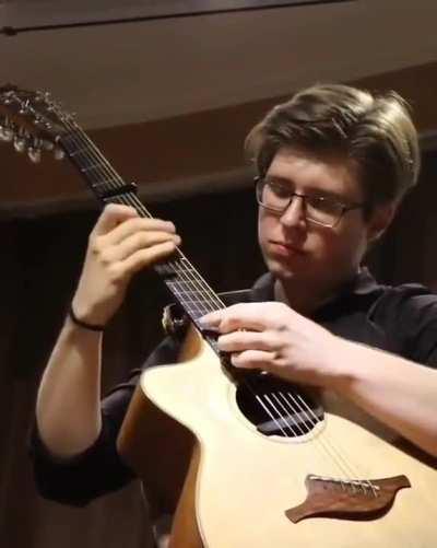 'Careless whisper' played on acoustic.