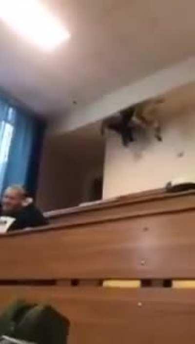 Когда ну очень хочешь на лекцию