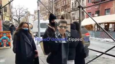 Streamer walks up to random woman and starts harassing her. They don't know each other he's just doing it for clout.