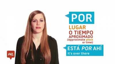 Do you know the difference between Por and Para in Spanish? 🤔 Watch this lovely video tutorial to learn more! 📹 😉