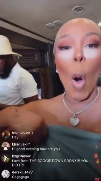 Love when she goes live