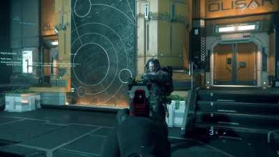 Gun fight in Olisar!