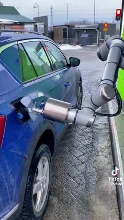 Just refilling the car