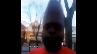 I'm in awe of this mans forehead