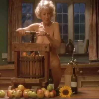 Helen Mirren at 58 in Calendar Girls (2003)