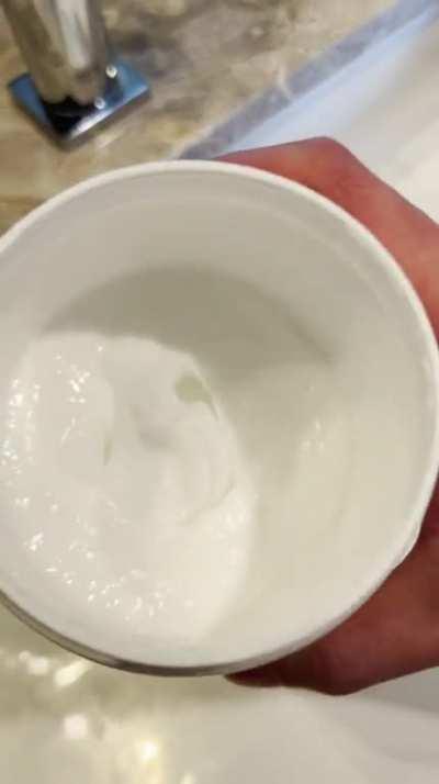 A third of the cream is still left in the tub and the pump stopped squirting. The previous two tubs I just assumed I got broken pumps in a buy 1 get 1 free deal. Now I’m convinced it’s poor design.