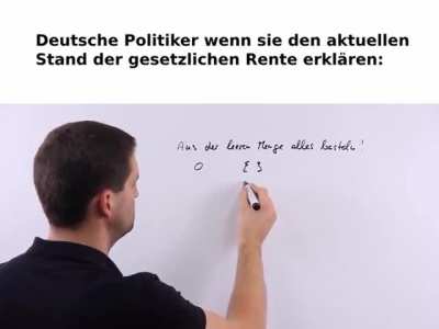Die Rente ist sicher