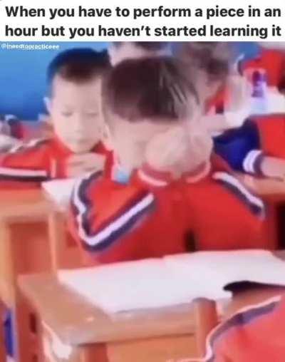 Rare footage of ling ling learning a piece