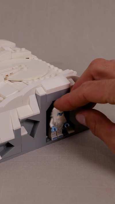 Building a ski slope and lift with Lego