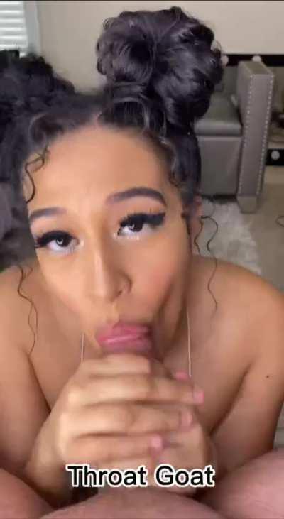 Can I practice my blowjob skills on you instead?