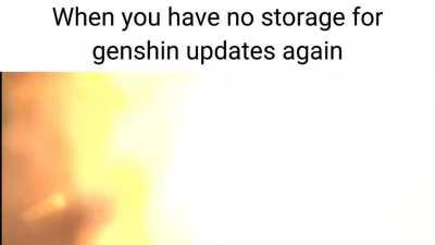 genshin is now 20 gigs btw