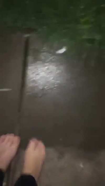 Tiny barefoot pill bug crush from when I was like 18 excuse the toes not done 😘😉