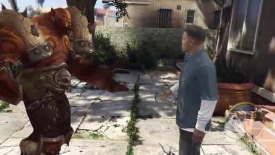 Garrosh Hellscream roasts Franklin