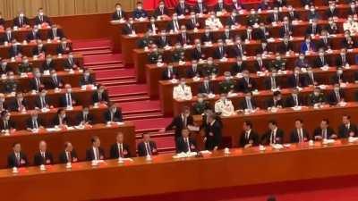 Emperor Xi just had his predecessor Hu Jintao hauled out of the CCP summit on live TV in full view of everyone.