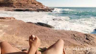 Stunned by the view, and by cumming so hard! Sneaky sneaky!