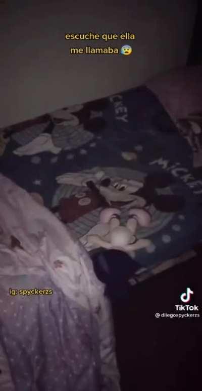 Ghost in little girls bedroom