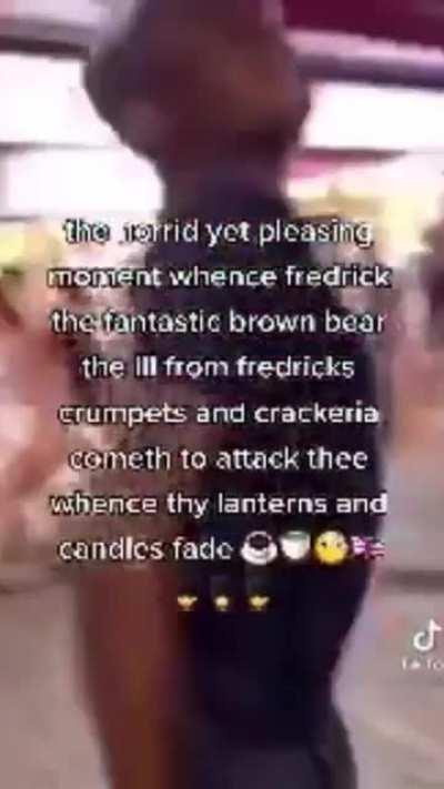 frederick, earl of fazbearington, hath come to consume me in the dead of night. i send my final regards.