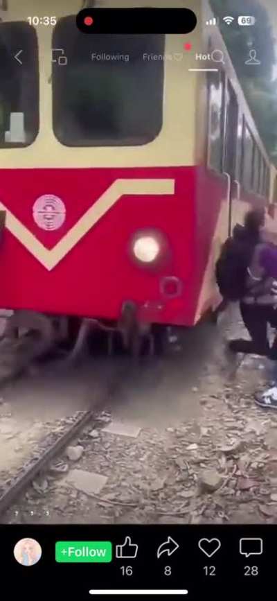 Trains only operate between the two rails, right? SFW