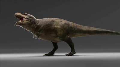 My take on the Tyrant lizard king. Wiggle bones help a lot.