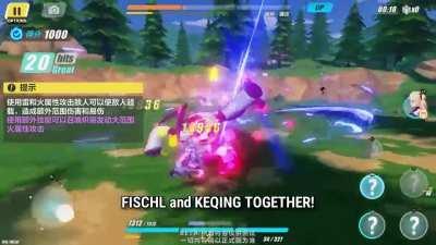 KEQING Gameplay! Honkai x Genshin Crossover - Honkai 4.9 BETA v.1