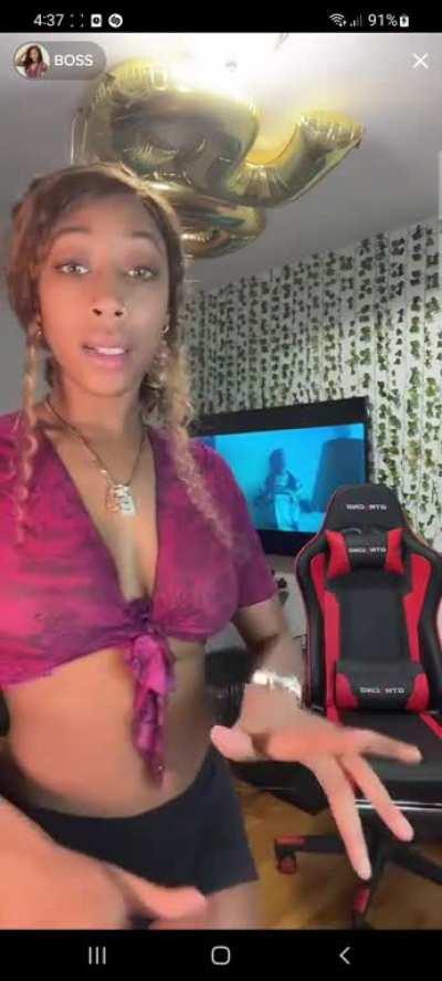 see through nips piercing live tiktok