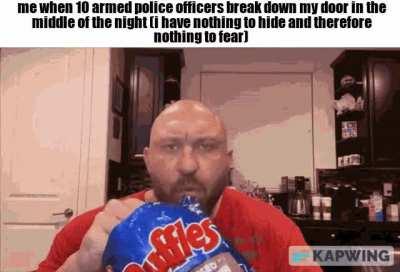 guys it's totally ok to give police officers more power if you have nothing to hide you have nothing to fear!!1!!!