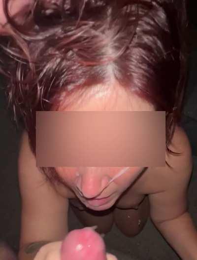 Drained him before bed!