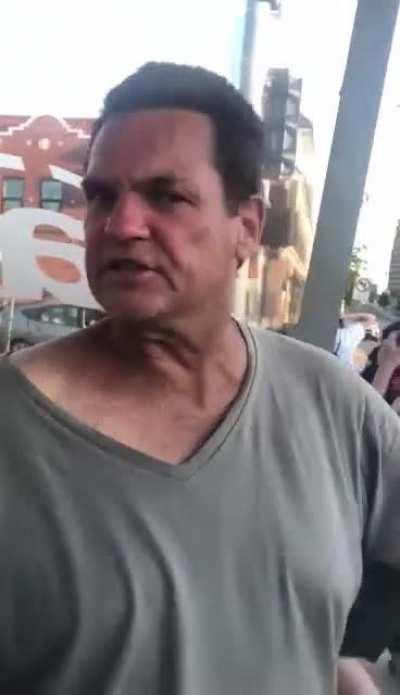 Big Dick Daddy from Cincinnati, slightly missing the point of the protests...hearts in the right place though