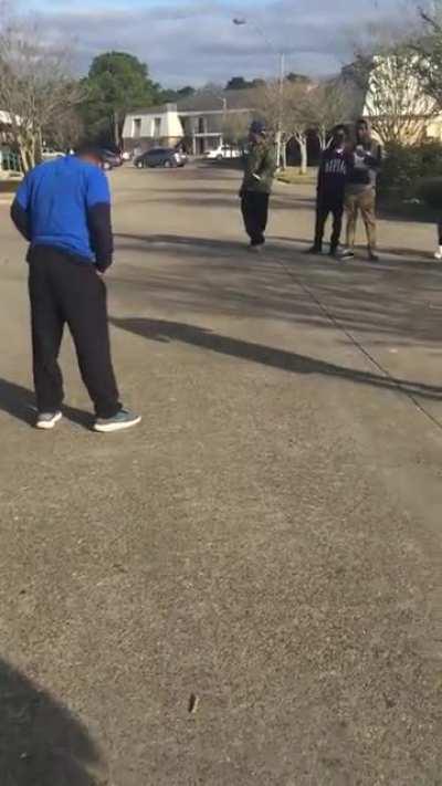 When you're opponent starts to feel bad for beating you its time to quit