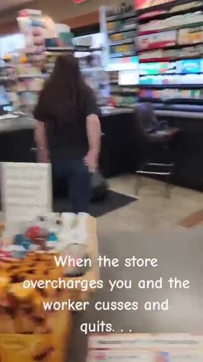 Gas Station freakout 