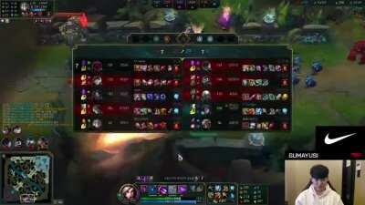 T1 Gumayusi with the INSANE play