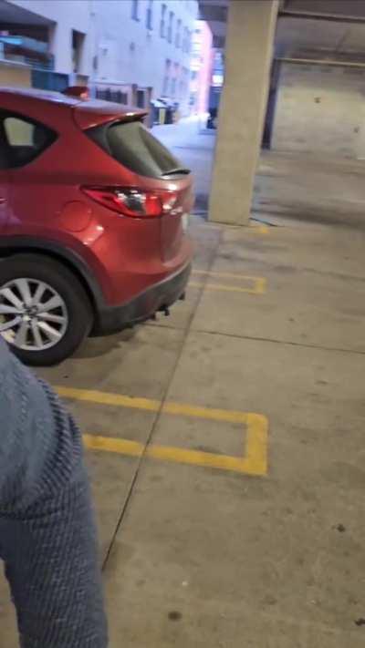 Daddy loves making me blow him in public