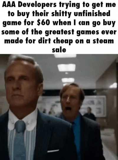 I only buy games on sale (completely unrelated to the fact that I am broke)