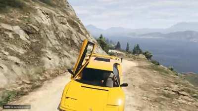 Poor guy was just trying to hike in peace :(