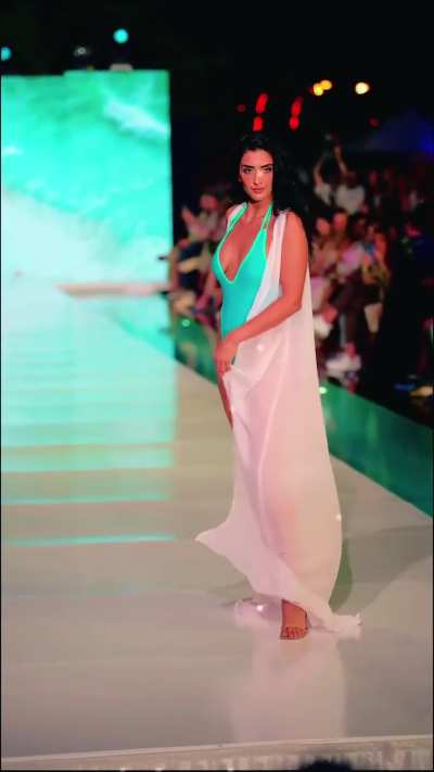 Jaskiran Kaur for Carukia Swimwear at Miami Swim Week Shows