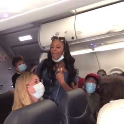 Bizarre racist freakout on plane