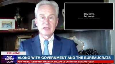 The infamous Auzzie video in fact depicts a complication of the vaccine, and not Covid symptoms.