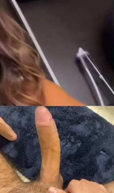 Tracy Cortez gets flashed by a big dick on Instagram live