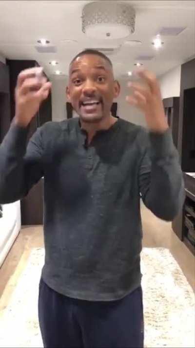 Will Smith talking about 