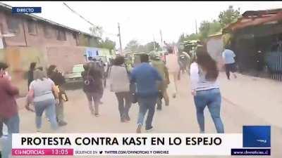 "La gente de izquierda nunca ha sido violenta, somos realmente tolerantes"